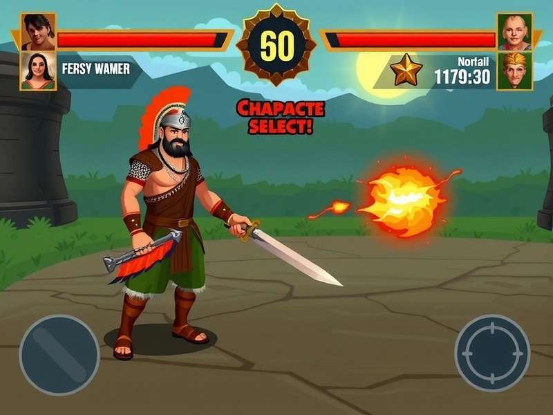 Desi Warrior Blitz combat scene